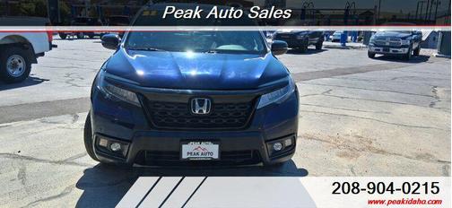 Obsidian Blue Pearl 2021 Honda Passport AWD Touring
