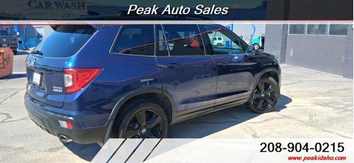 Obsidian Blue Pearl 2021 Honda Passport AWD Touring