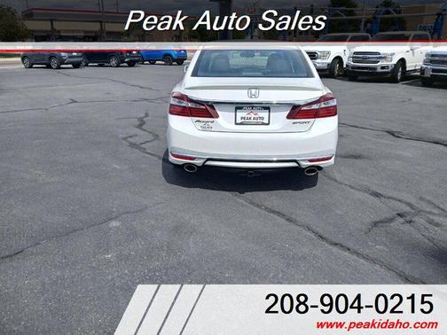 White Orchid Pearl 2017 Honda Accord Sport