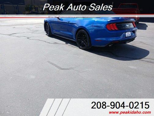 Lightning Blue 2018 Ford Mustang EcoBoost