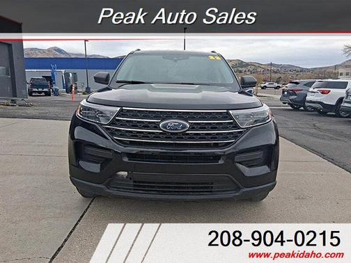 Agate Black Metallic 2022 Ford Explorer XLT