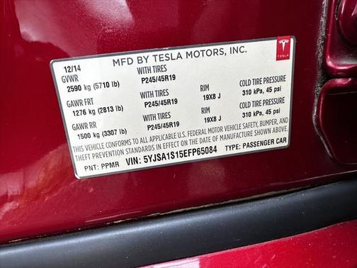 2014 Tesla Model S 60