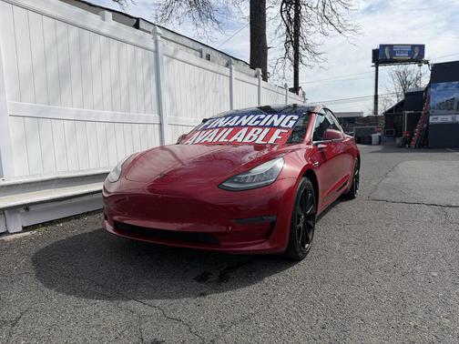 Red Multi-Coat 2018 Tesla Model 3 Long Range