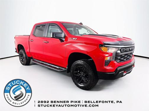 Red Hot 2025 Chevrolet Silverado 1500 Custom Trail Boss