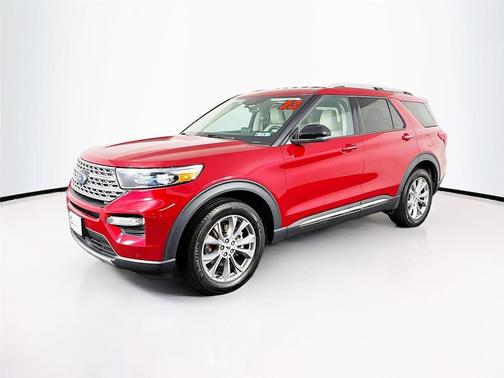 Rapid Red Metallic Tinted Clearcoat 2023 Ford Explorer Limited