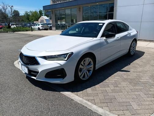 Platinum White Pearl 2023 Acura TLX Technology
