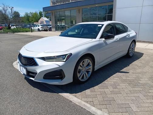 Platinum White Pearl 2023 Acura TLX Technology