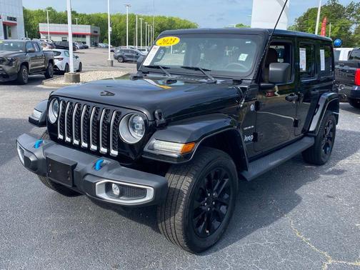 Black Clearcoat 2023 Jeep Wrangler 4xe Sahara