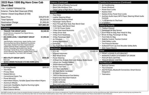 2023 RAM 1500 Big Horn