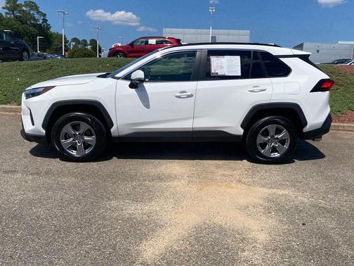 White 2022 Toyota RAV4 XLE