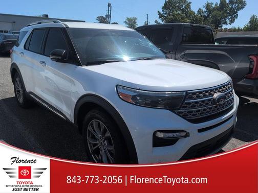 Oxford White 2022 Ford Explorer Limited