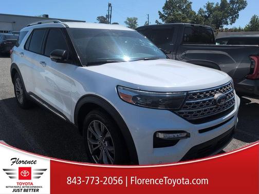 Oxford White 2022 Ford Explorer Limited