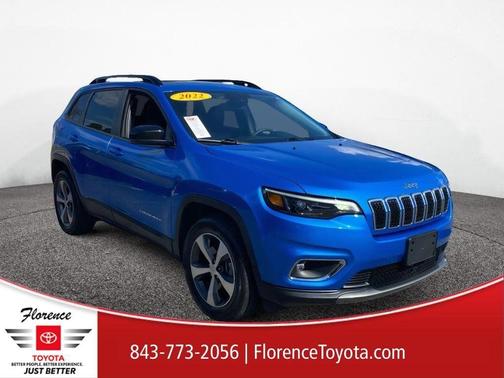 Hydro Blue Pearlcoat 2022 Jeep Cherokee Limited