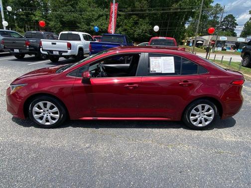 Ruby Flare Pearl 2022 Toyota Corolla LE