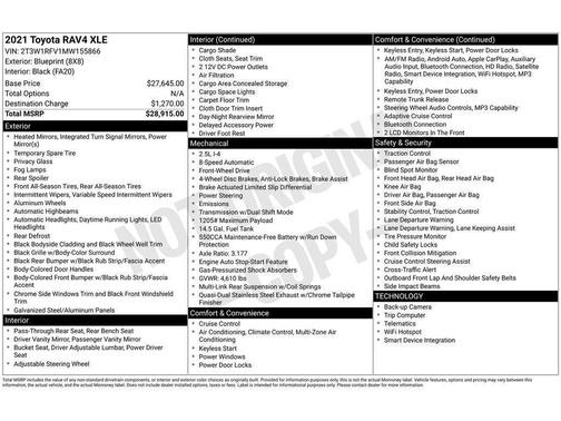 2021 Toyota RAV4 XLE