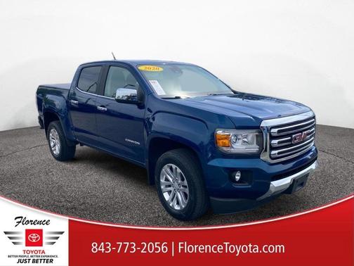 Blue Emerald Metallic 2020 GMC Canyon SLT