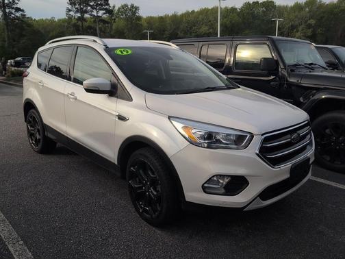 White Platinum 2019 Ford Escape Titanium
