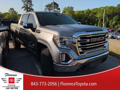 Steel Metallic 2019 GMC Sierra 1500 SLT