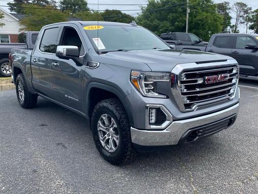 Steel Metallic 2019 GMC Sierra 1500 SLT