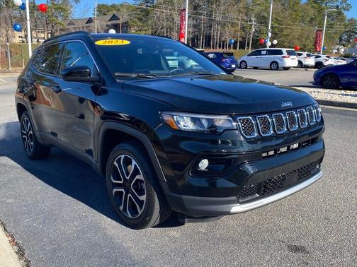 Diamond Black 2023 Jeep Compass Limited