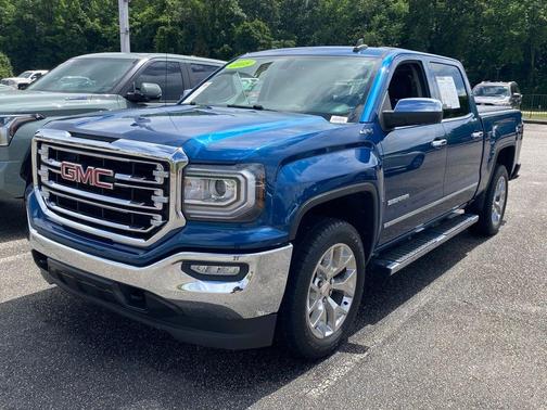 Blue Metallic 2018 GMC Sierra 1500 SLT