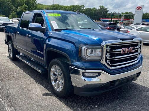 Blue Metallic 2018 GMC Sierra 1500 SLT
