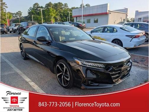 Crystal Black Pearl 2022 Honda Accord Sport 1.5T