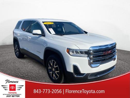 Summit White 2023 GMC Acadia SLE