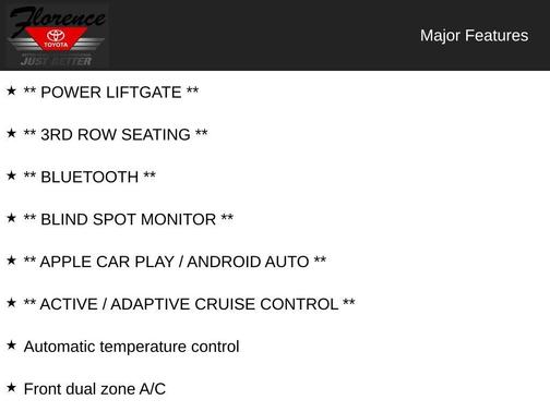 Midnight Black Metallic 2021 Toyota Highlander XLE