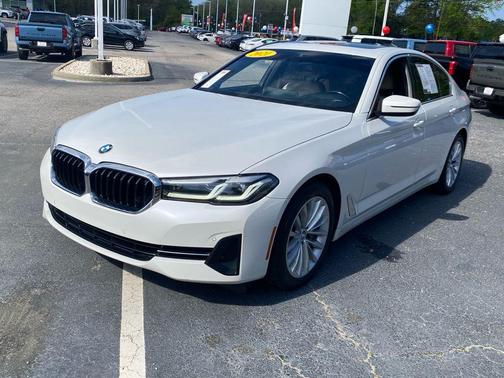 White Metallic 2021 BMW 530 i