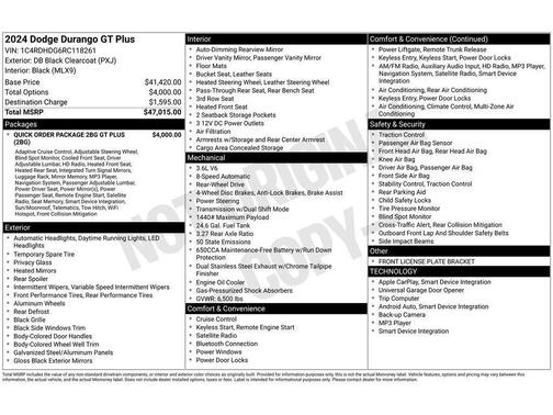 2024 Dodge Durango GT