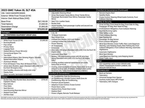 2023 GMC Yukon XL SLT