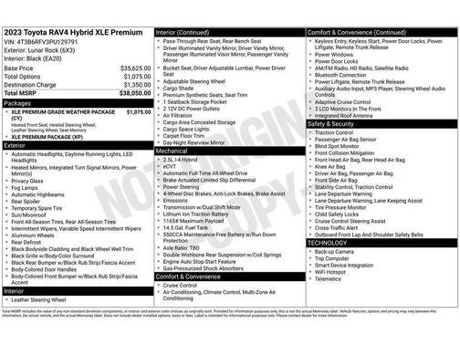 2023 Toyota RAV4 Hybrid XLE Premium