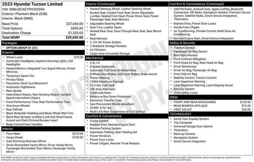 2023 Hyundai TUCSON Limited