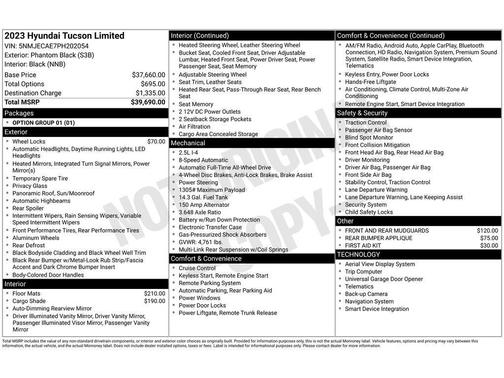 2023 Hyundai TUCSON Limited