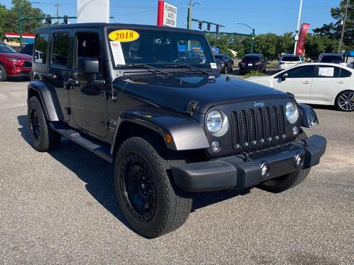 Granite Crystal Clearcoat Metallic 2018 Jeep Wrangler JK Unlimited Sahara