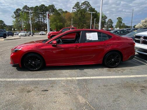 Red 2025 Toyota Camry SE