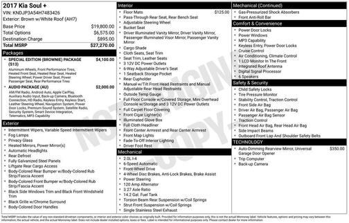 Brown 2017 Kia Soul +