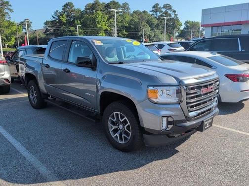 Steel Metallic 2022 GMC Canyon AT4 w/Leather