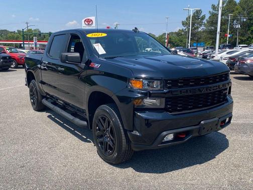 Black 2021 Chevrolet Silverado 1500 Custom Trail Boss