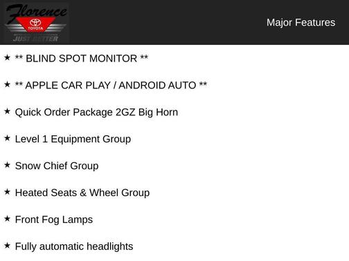 Granite Crystal Clearcoat Metallic 2024 RAM 2500 Big Horn