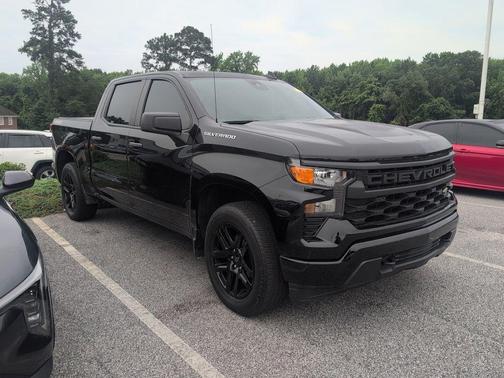 Black 2024 Chevrolet Silverado 1500 Custom