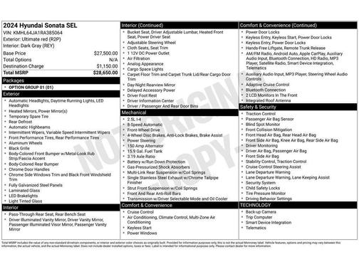 2024 Hyundai SONATA SEL