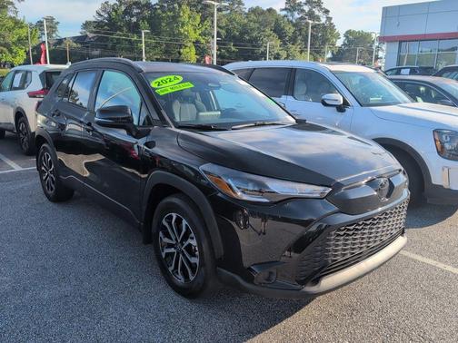 Jet Black 2024 Toyota Corolla Cross Hybrid SE