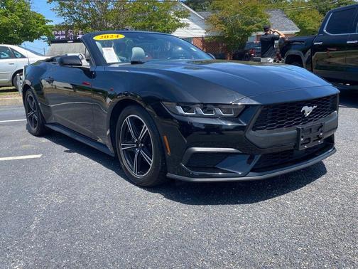 Shadow Black 2024 Ford Mustang EcoBoost Premium