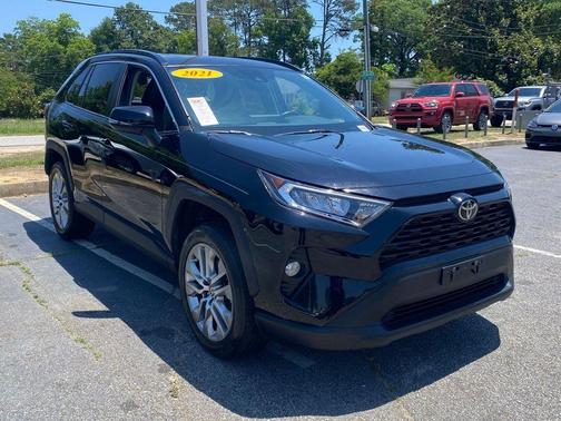 Midnight Black Metallic 2021 Toyota RAV4 XLE Premium
