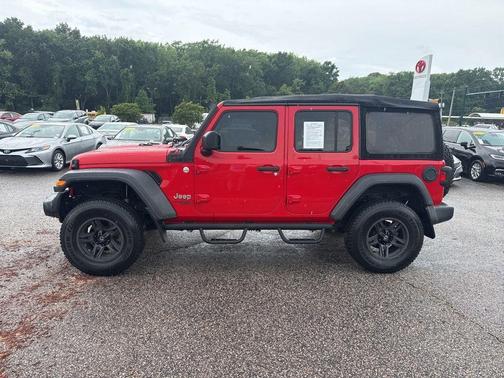 Firecracker Red Clearcoat 2020 Jeep Wrangler Unlimited Sport