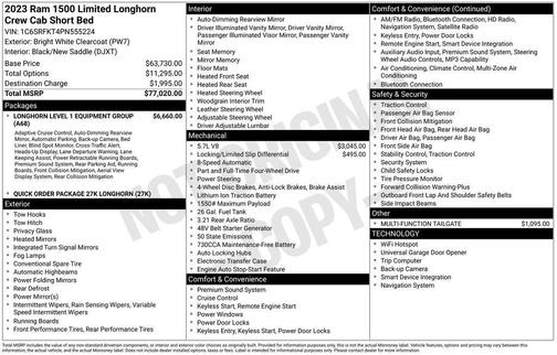 2023 RAM 1500 Longhorn
