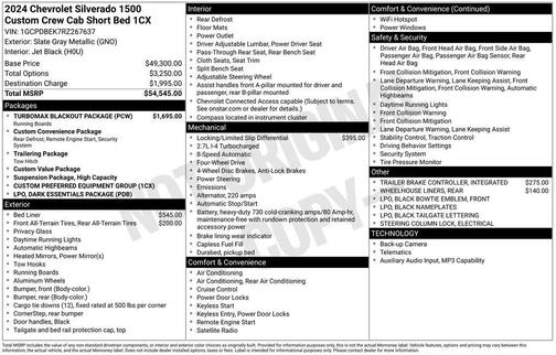2024 Chevrolet Silverado 1500 Custom