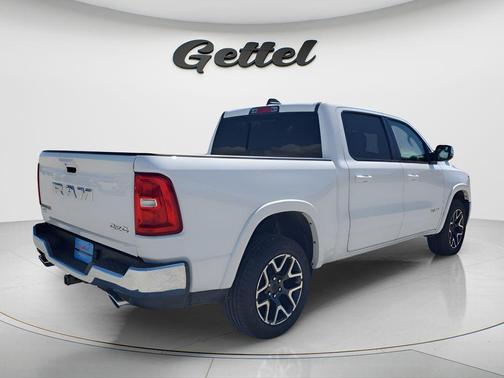 Bright White Clearcoat 2025 RAM 1500 Laramie